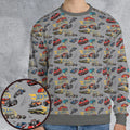 Hot Wheels Classic Car All-over Print Sweatshirt