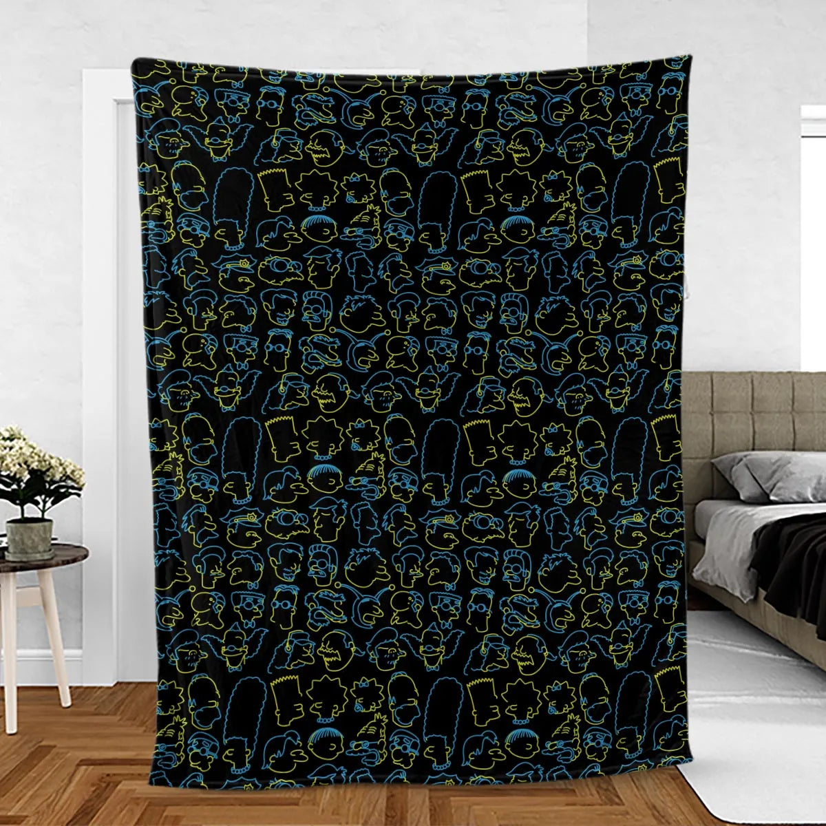 The Simpsons Neon Fleece Blanket