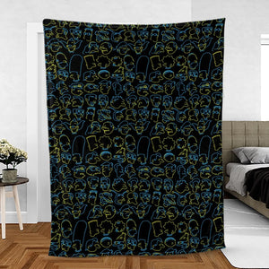 The Simpsons Neon Fleece Blanket
