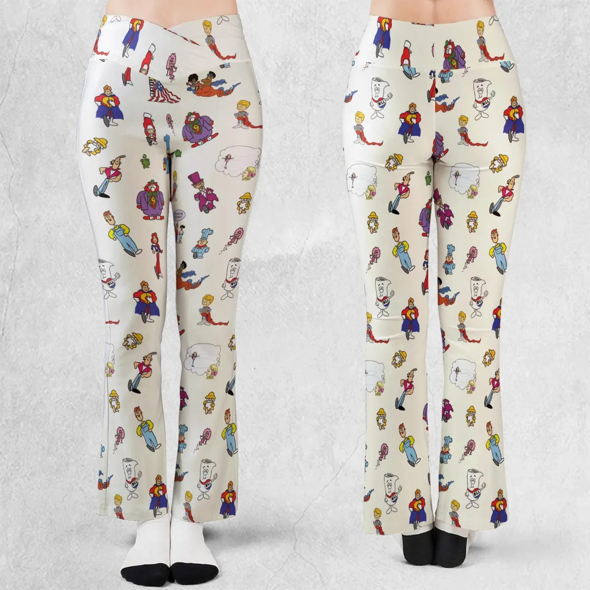 Schoolhouse Rock Characters Flare Leggings