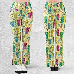 Golden Girls Tiki Shack Aloha Flare Leggings