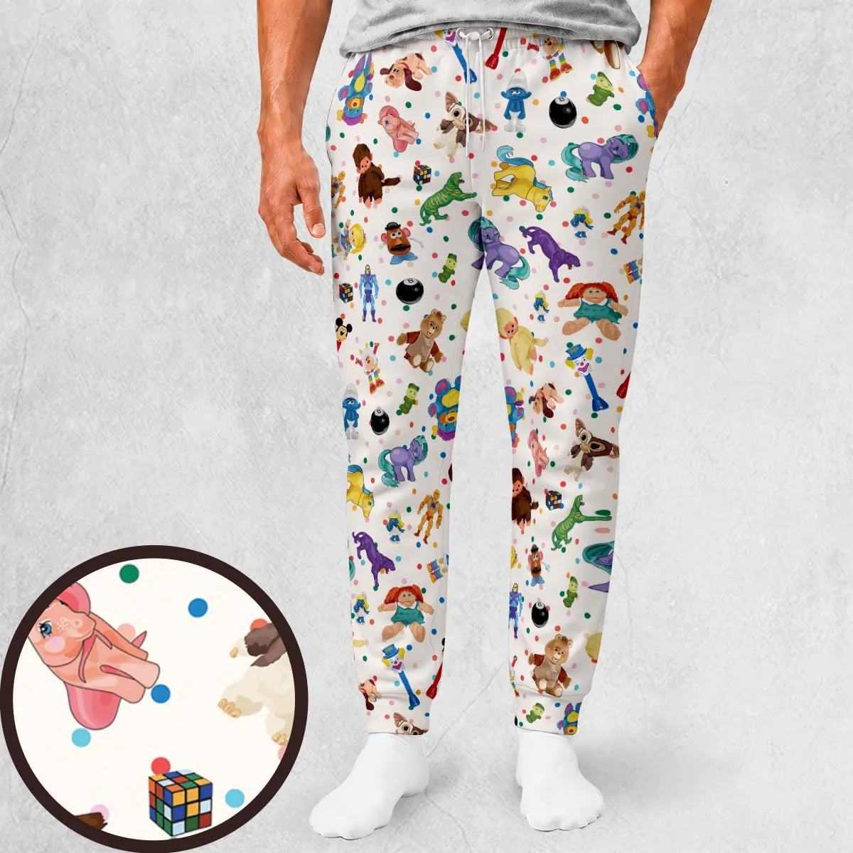 80s Toy Collage Sweatpants
