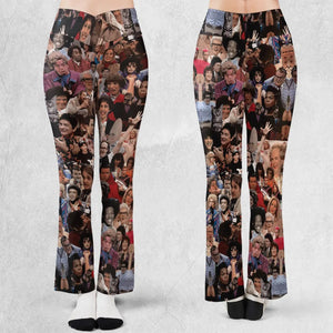 90s Saturday Crew SNL Flare Leggings