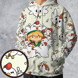 Impossible Situation The Legend of Zelda All-over Print Hoodie