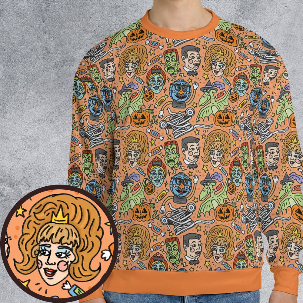 All-over Print Sweatshirt - 5C32KYVF -  - 1