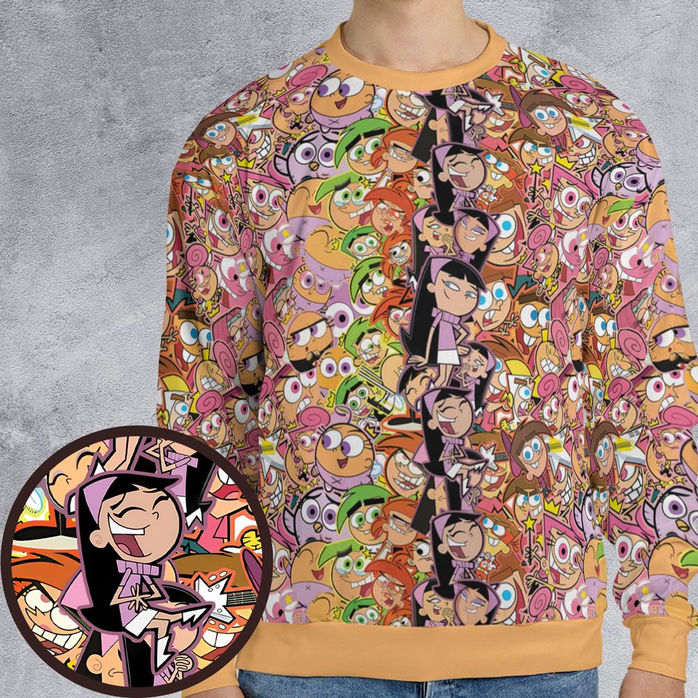 All-over Print Sweatshirt - 45E453DD -  - 1