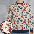 Whimsy Wear Pinocchio All-over Print Sweatshirt