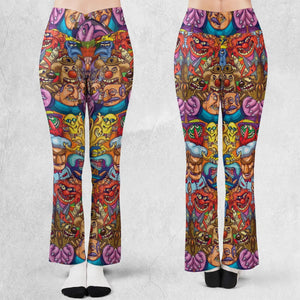 Monster Muppets The Muppets Characters Flare Leggings