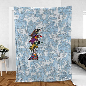 The Vultures The Jungle Book Fleece Blanket