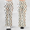 Horror Movies Characters Pattern Flare Leggings