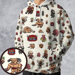 Doom Chibi Characters All-over Print Hoodie
