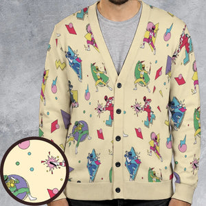 Morphin Team Power Rangers Cardigan