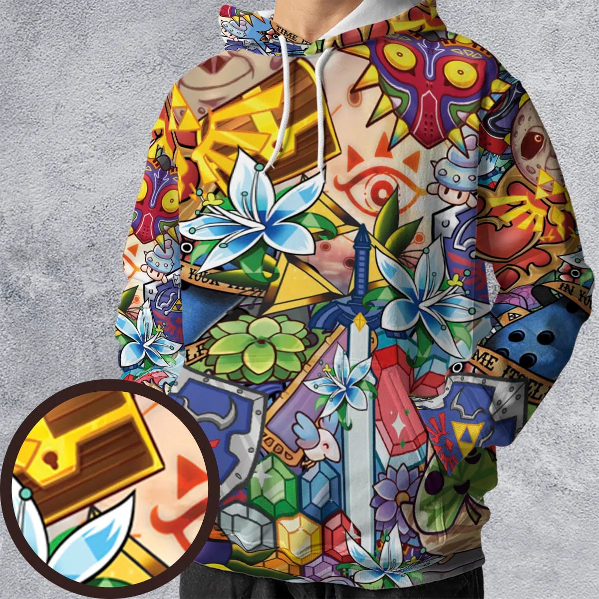 A Majora's Mask The Legend of Zelda All-over Print Hoodie