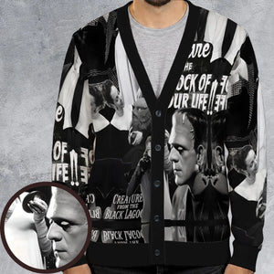 Universal Monsters Pattern Cardigan