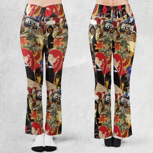 Vintage Collage Bill and Ted Flare Leggings
