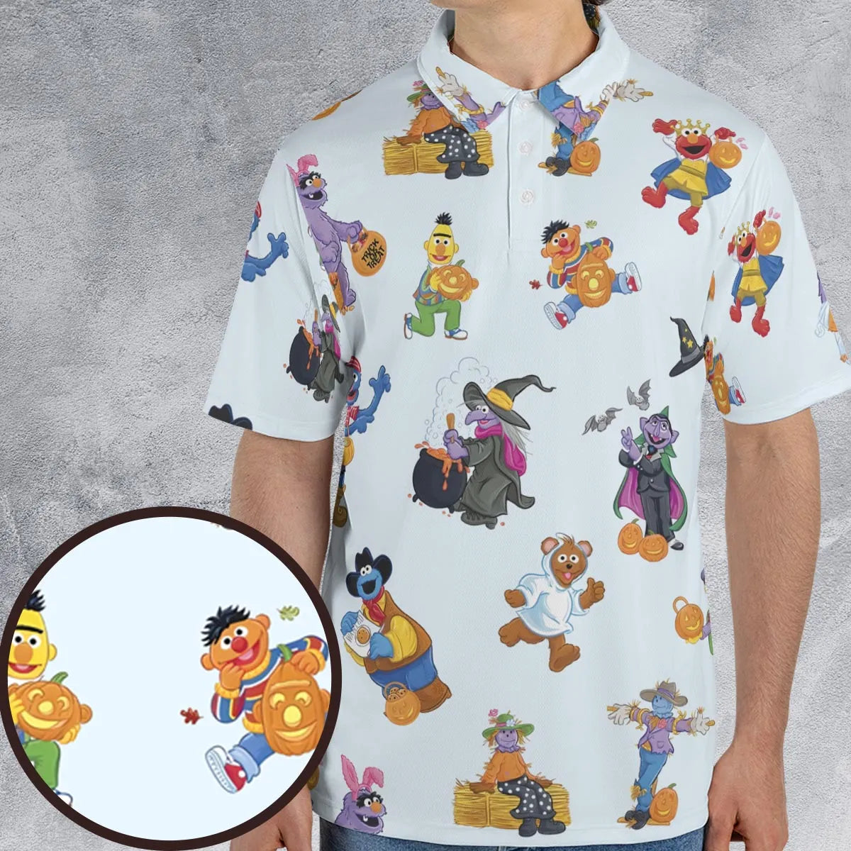 Muppet Treats The Muppets AOP Men/Women Polo Shirt
