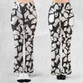 Lazy Day Panda Pattern Flare Leggings