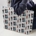 The Breakfast Club Characters Pattern Large Tote Bag