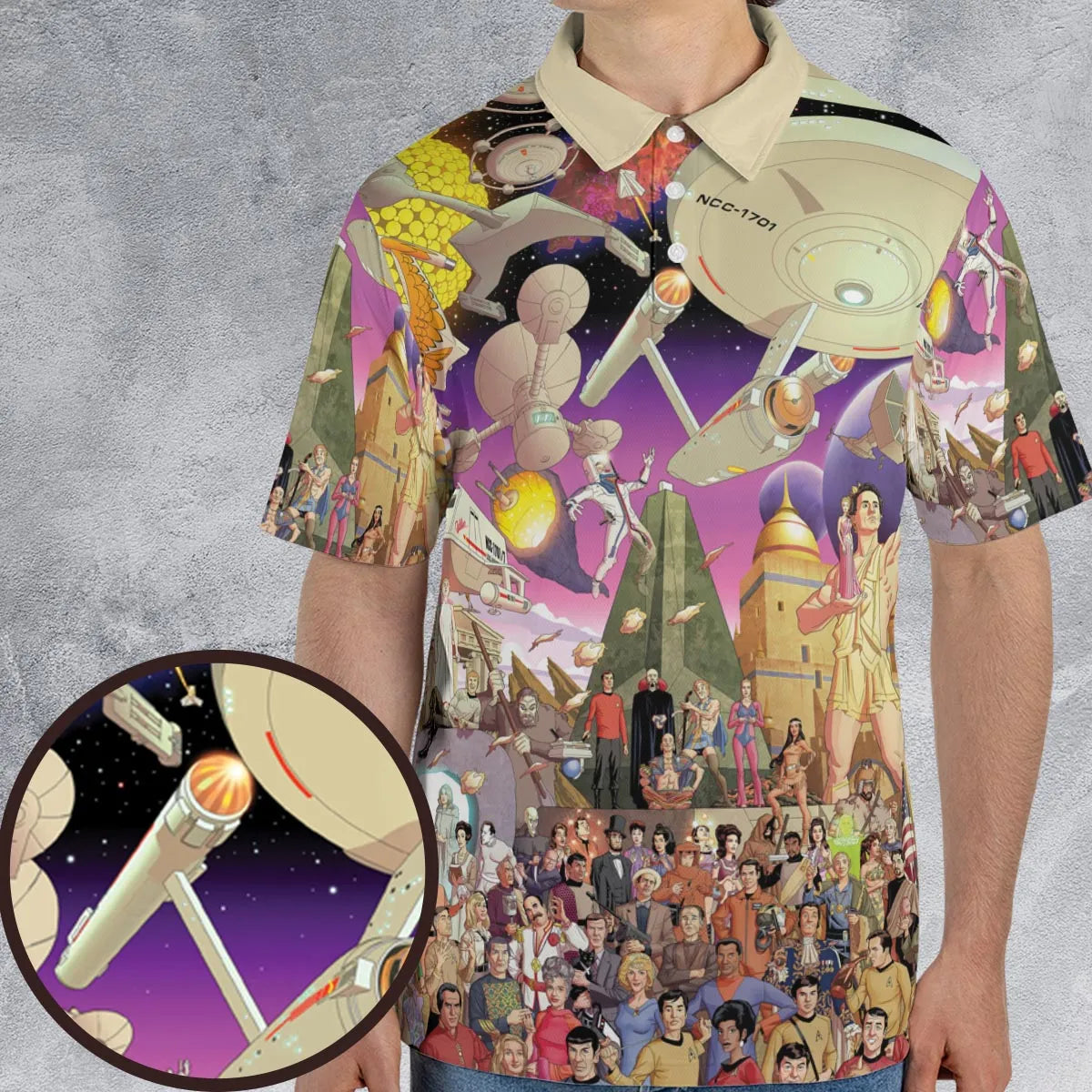 Star Trek The Original Series AOP Men/Women Polo Shirt
