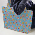 Lizzie Mcguire Badges Large Tote Bag