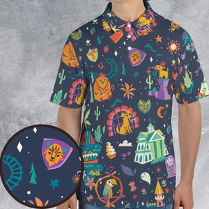 Magic Kingdom Theme AOP Men/Women Polo Shirt