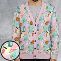 Watercolor Monsters Friends Cardigan