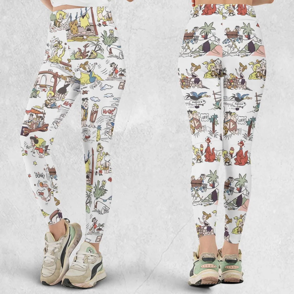 Stone Age Life The Flintstone Legging
