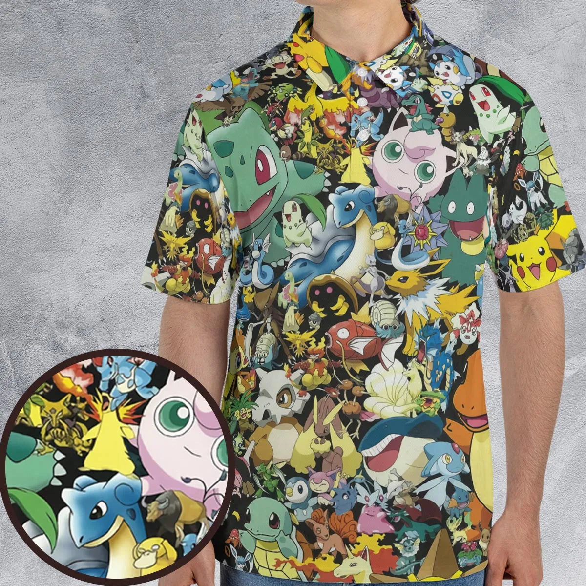 Gotta Catch 'em all Pokemon AOP Men/Women Polo Shirt