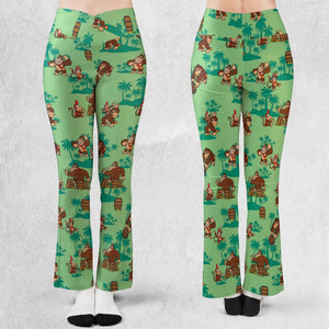 Donkey Kong & Diddy Kong Flare Leggings