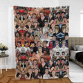 Martial Arts Stars Fleece Blanket