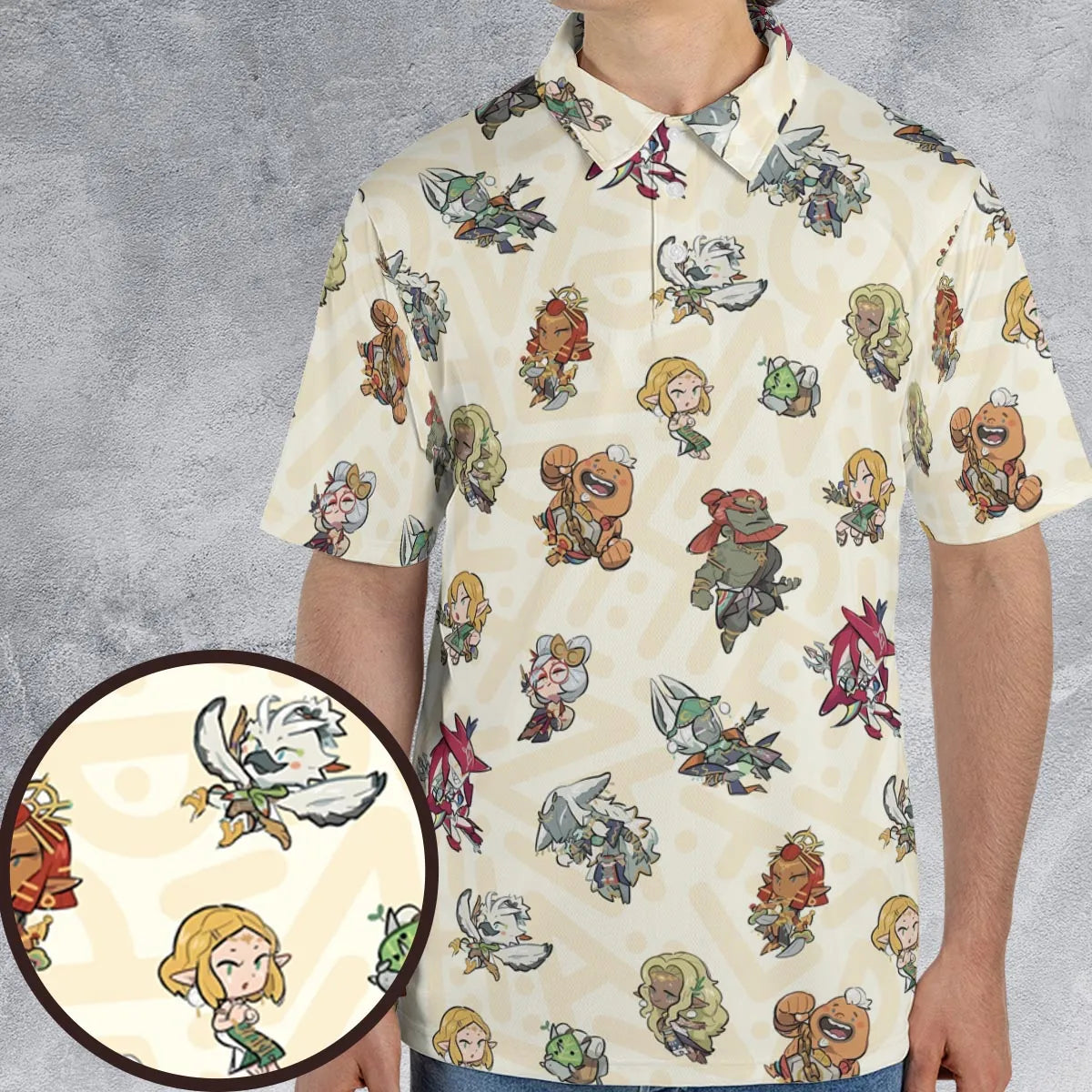 Link Look The Legend of Zelda AOP Men/Women Polo Shirt
