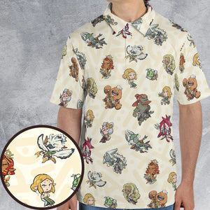 Link Look The Legend of Zelda AOP Men/Women Polo Shirt