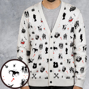 Legandary Bands Mashup Cardigan
