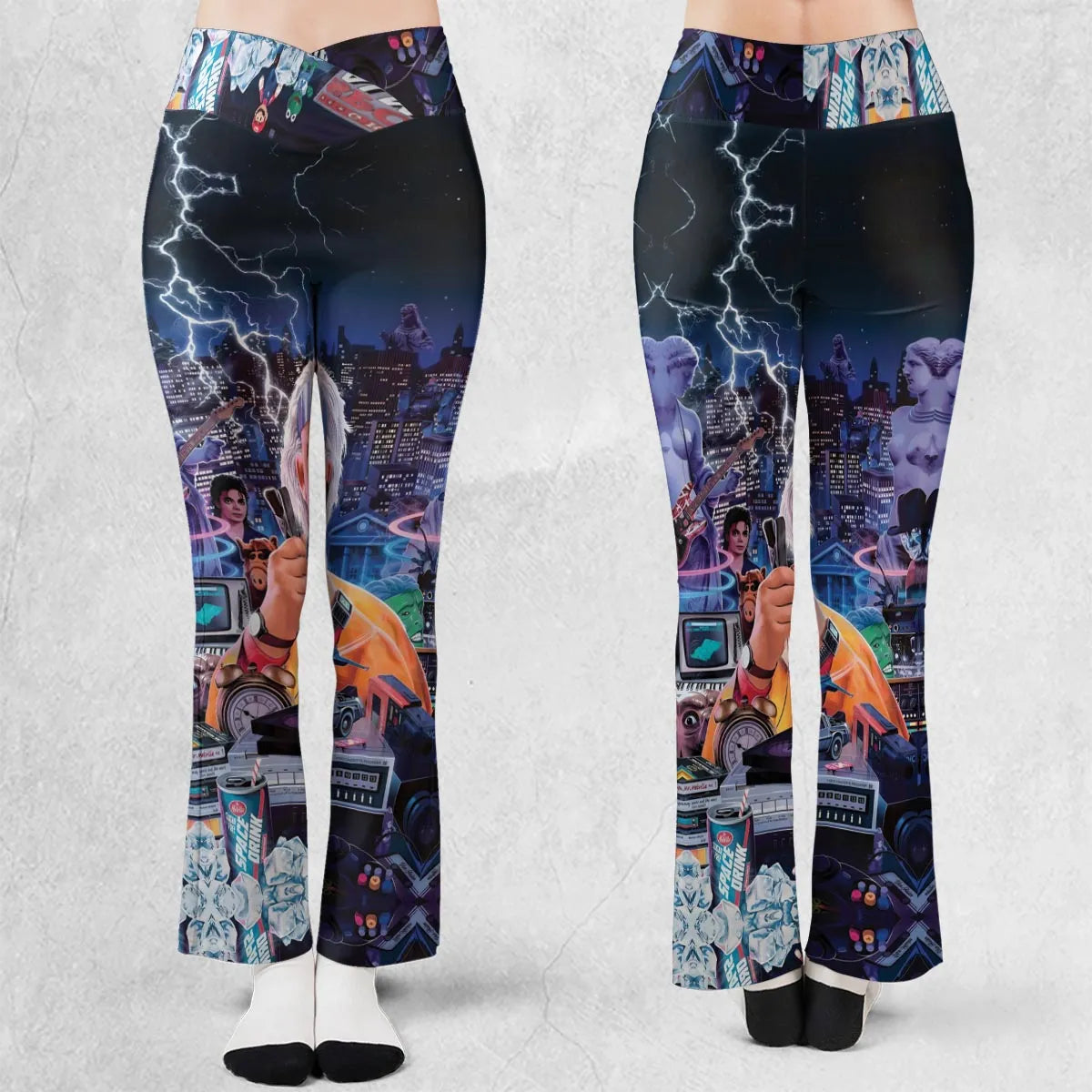 Great Scott! Back To The Future Flare Leggings