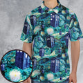 Tardis Starry Night Doctor Who AOP Men/Women Polo Shirt