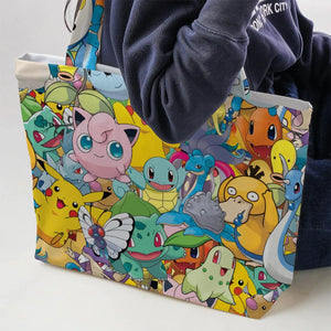 Magical Creatures Pokemon Large Tote Bag