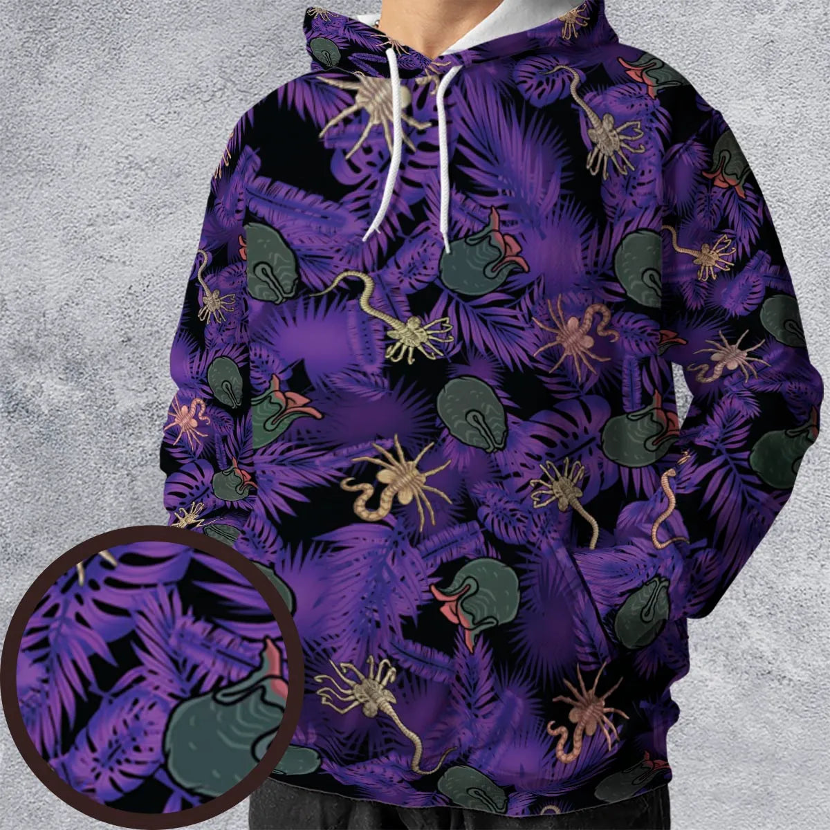 Alien Facehugger Ovomorph All-over Print Hoodie
