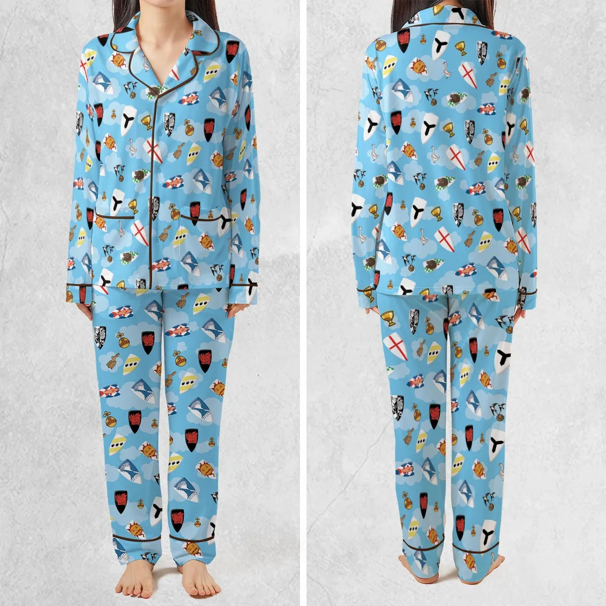 Coat Of Arms Monty Python and the Holy Grail Pajamas Set
