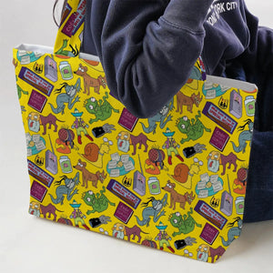 Treehouse of Horror The Simpson Large Tote Bag