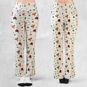 Avatar The Last Airbender Medley Pattern Flare Leggings