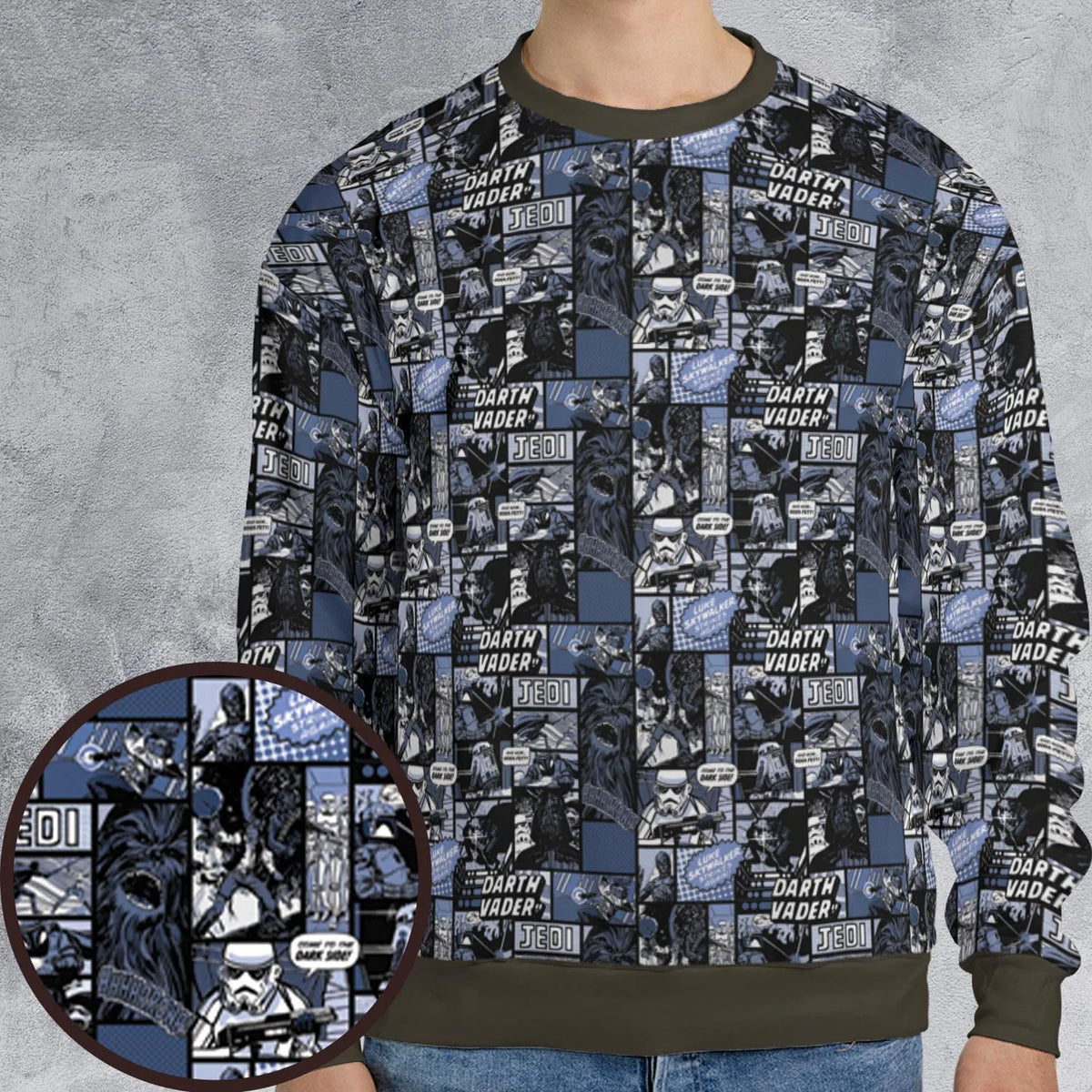 Star Wars Dark Side Comic All-over Print Sweatshirt