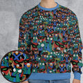 Brak and Zorak Space Ghost Coast to Coast All-over Print Sweatshirt