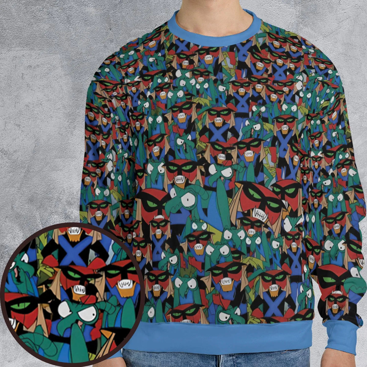 Brak and Zorak Space Ghost Coast to Coast All-over Print Sweatshirt