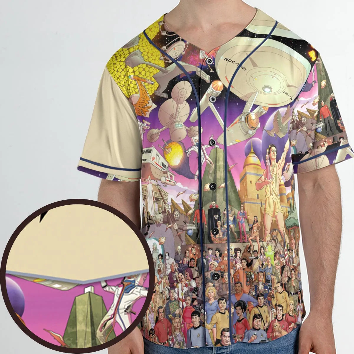 Star Trek The Original Series Unisex Baseball Jersey