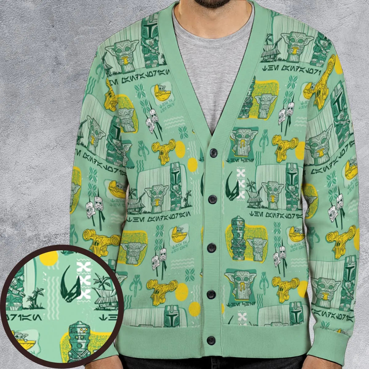The Mandalorian Star Wars Aloha Cardigan