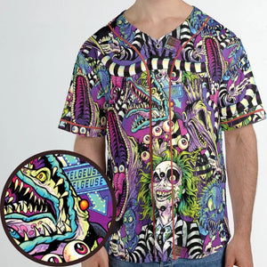 Stay Spooky Beetlejuice Unisex Baseball Jersey