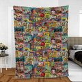 Retro Land TV Shows Fleece Blanket