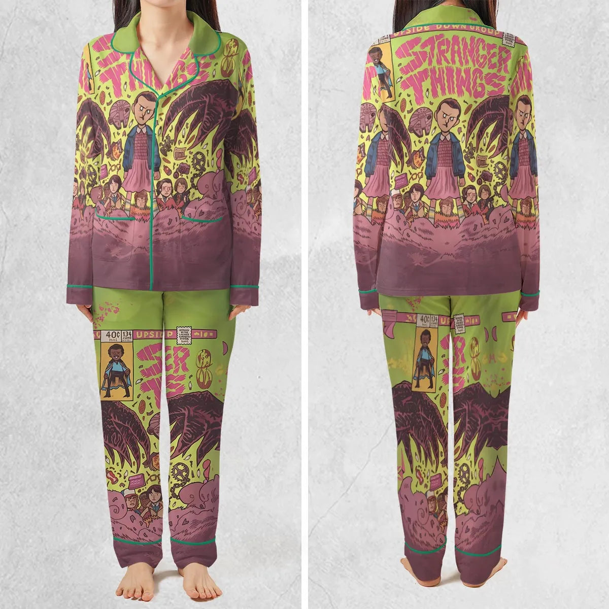 Into The Unknown Stranger Things Pajamas Set