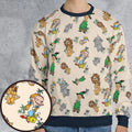 Cartoon Mashup Ed, Edd n Eddy All-over Print Sweatshirt