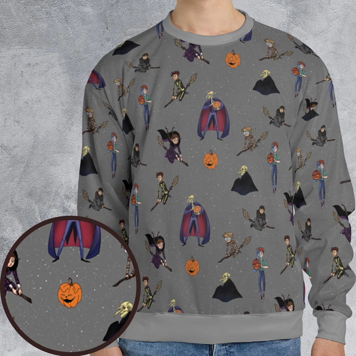 The Halloween Tree Character All-over Print Sweatshirt